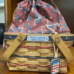 2002 Proudly Longaberger Bee Basket